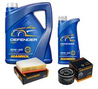 Denckermann Controllo Set Mannol Defender 10W-40 6L Per Renault Grand Scénic