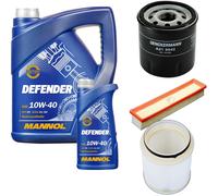 DENCKERMANN Controllo Set MANNOL Defender 10W-40 6L Per Renault Kangoo 1.2