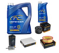 Denckermann Controllo Set Mannol Defender 10W-40 6L Per Renault Kangoo 1.4