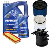 DENCKERMANN Controllo Set MANNOL Defender 10W-40 6L Per Renault Kangoo 1.9