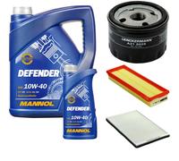 DENCKERMANN Controllo Set MANNOL Defender 10W-40 6L Per Renault Megane I 1.9