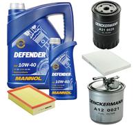 Denckermann Controllo Set mannol Defender 10W-40 6L per Seat Cordoba Vario