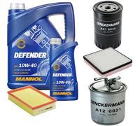 DENCKERMANN Controllo Set MANNOL Defender 10W-40 6L Per Seat Toledo I 1.9 TDi