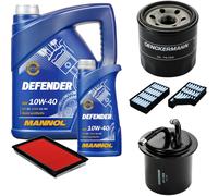 DENCKERMANN Controllo Set MANNOL Defender 10W-40 6L Per Subaru Forester 2.0