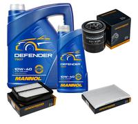 Denckermann Controllo Set Mannol Defender 10W-40 6L Per Suzuki Grand Vitara