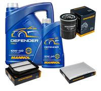 Denckermann Controllo Set Mannol Defender 10W-40 6L Per Suzuki Grand Vitara