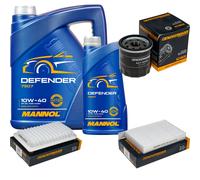 DENCKERMANN Controllo Set MANNOL Defender 10W-40 6L Per Suzuki Splash 1.0 1.2