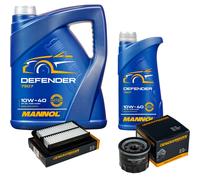 Denckermann Controllo Set Mannol Defender 10W-40 6L Per Suzuki Swift V 1.0