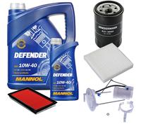 Denckermann Controllo Set Mannol Defender 10W-40 6L Per Suzuki SX4 1.6 VVT