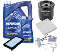 Denckermann Controllo Set Mannol Defender 10W-40 6L Per Suzuki SX4 1.6 VVT