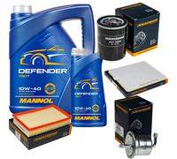 Denckermann Controllo Set Mannol Defender 10W-40 6L Per Suzuki Wagon R+ 1.3
