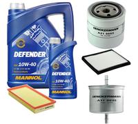 Denckermann Controllo Set Mannol Defender 10W-40 6L Per Volvo V40 Kombi 1.8