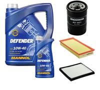 DENCKERMANN Controllo Set MANNOL Defender 10W-40 6L Per Volvo V40 Kombi 1.8i