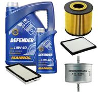 DENCKERMANN Controllo Set MANNOL Defender 10W-40 6L Per Volvo V40 Kombi 2.0
