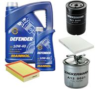 Denckermann Controllo Set Mannol Defender 10W-40 6L Per VW Caddy II Kasten