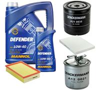Denckermann Controllo Set Mannol Defender 10W-40 6L Per VW Caddy II Pick-Up
