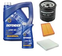 Denckermann Controllo Set Mannol Defender 10W-40 6L Per VW Fox 1.4