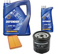 Denckermann Controllo Set Mannol Defender 10W-40 6L Per VW Fox 1.4