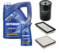 Denckermann Controllo Set Mannol Defender 10W-40 6L Per VW Golf I Cabriolet