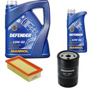Denckermann Controllo Set Mannol Defender 10W-40 6L Per VW Golf II 1.6 1.8i