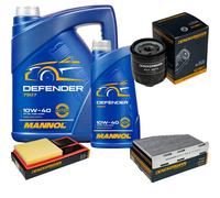 Denckermann Controllo Set Mannol Defender 10W-40 6L Per VW Golf VI 1.4 Skoda