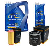 Denckermann Controllo Set Mannol Defender 10W-40 6L Per VW Lupo 1.7 SDI Polo