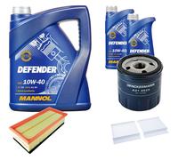 DENCKERMANN Controllo Set MANNOL Defender 10W-40 7L Per Alfa Romeo 147 1.6