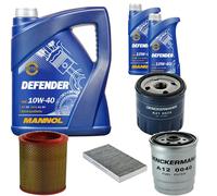 DENCKERMANN Controllo Set MANNOL Defender 10W-40 7L Per Alfa Romeo 156 2.4