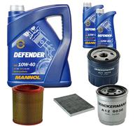 DENCKERMANN Controllo Set MANNOL Defender 10W-40 7L Per Alfa Romeo 166 2.4