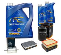 DENCKERMANN Controllo Set MANNOL Defender 10W-40 7L Per Audi A4 2.0 1.6