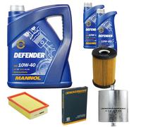 DENCKERMANN Controllo set MANNOL Defender 10W-40 7L per BMW 3 Compact 316i