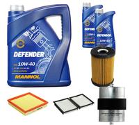 Denckermann Controllo Set Mannol Defender 10W-40 7L Per BMW 3er Compact 316g
