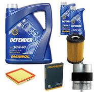 Denckermann Controllo Set Mannol Defender 10W-40 7L Per BMW 3er Compact 316g