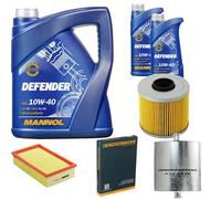 DENCKERMANN Controllo Set MANNOL Defender 10W-40 7L Per BMW 3er Compact 316i