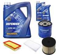 Denckermann Controllo Set Mannol Defender 10W-40 7L Per Citroën C5 II Break