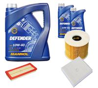 Denckermann Controllo Set Mannol Defender 10W-40 7L Per Citroën Nemo Kombi