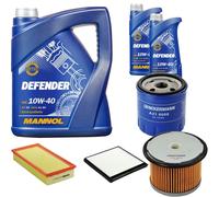 DENCKERMANN Controllo Set MANNOL Defender 10W-40 7L Per Citroën Xantia 1.9