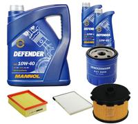 DENCKERMANN Controllo Set MANNOL Defender 10W-40 7L Per Citroën Xsara 1.9 D
