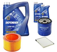 DENCKERMANN Controllo Set MANNOL Defender 10W-40 7L Per Citroën Xsara 1.9 SD