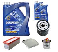 Denckermann Controllo Set Mannol Defender 10W-40 7L Per Dacia Duster