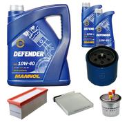 Denckermann Controllo Set Mannol Defender 10W-40 7L Per Dacia Duster Logan