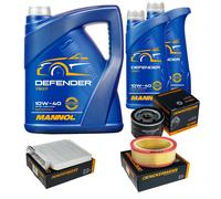 Denckermann Controllo Set Mannol Defender 10W-40 7L Per Dacia Sandero Logan