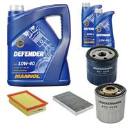Denckermann Controllo Set Mannol Defender 10W-40 7L Per Fiat Bravo I 1.9 TD