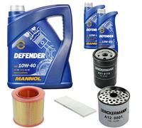 Denckermann Controllo Set Mannol Defender 10W-40 7L Per Fiat Ducato Kasten