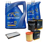 Denckermann Controllo Set mannol Defender 10W-40 7L per Fiat Ducato Kasten