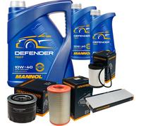 Denckermann Controllo Set mannol Defender 10W-40 7L per Fiat Ducato Pulmino