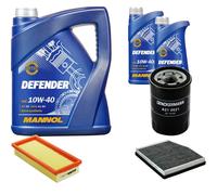 Denckermann Controllo Set Mannol Defender 10W-40 7L Per Fiat Punto Van 1.2