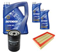 Denckermann Controllo Set Mannol Defender 10W-40 7L Per Fiat Stilo 1.6 16V