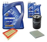 Denckermann Controllo Set Mannol Defender 10W-40 7L Per Fiat Stilo 1.6 16V