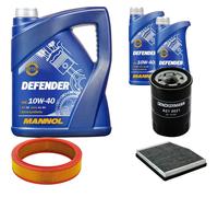 Denckermann Controllo Set mannol Defender 10W-40 7L per Fiat Van